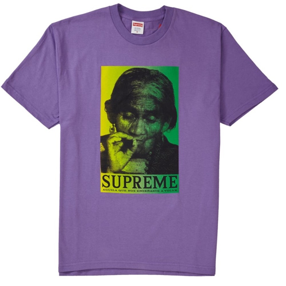 Supreme Aguila Purple T-shirt Size Large
